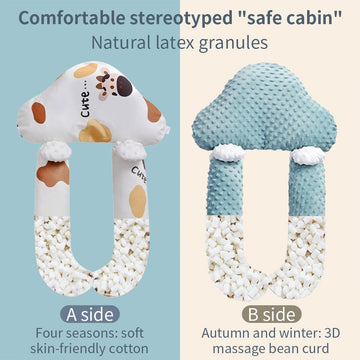 Removable Baby Honeycomb Breathable Head Adjustable Support Pillow
